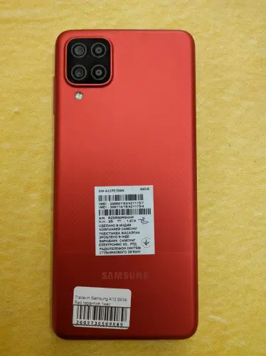 Trade-in Samsung A12 64Gb Red гарантия 1мес Samsung купить в Барнауле фото 3