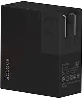 Внешний аккумулятор Xiaomi Mi Powerbank SOLOVE 5000mAh 3 сменных вилки EU, UK, CN черный Внешний аккумулятор SOLOVE купить в Барнауле