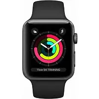 Уценка 1 Apple Watch Series 3 38mm Case Space Grey Aluminium Sport Band Black гарантия 3мес Умные часы Уценка купить в Барнауле