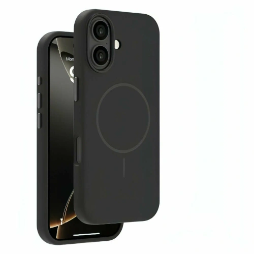 Накладка для Apple iPhone 17 Pro Max Liquid Silicone Magsafe чёрная Deppa Накладка Apple iPhone купить в Барнауле
