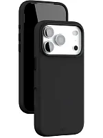 Накладка для Apple iPhone 17 Pro Liquid Silicone Magsafe чёрная Deppa Накладка Apple iPhone купить в Барнауле