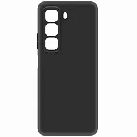 Накладка для Infinix HOT 50 Pro Silicone Case черный Krutoff Накладка Infinix купить в Барнауле