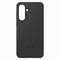 Накладка для Samsung A36/A56 Silicone Case с микрофиброй черный Krutoff Накладка Samsung купить в Барнауле
