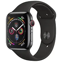 Уценка Apple Watch Series 4 44mm Space Gray Aluminium Black Sport Loop. 3 мес Умные часы Уценка купить в Барнауле