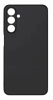 Накладка для Samsung A16 Silicone Case с микрофиброй черный Krutoff Накладка Samsung купить в Барнауле