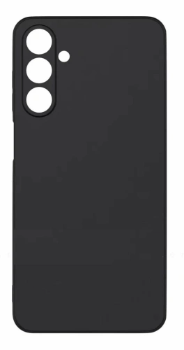 Накладка для Samsung A16 Silicone Case с микрофиброй черный Krutoff Накладка Samsung купить в Барнауле