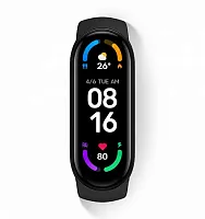 Уценка Фитнес-браслет Xiaomi Mi Band 6 NFC черный Умные браслеты Уценка купить в Барнауле