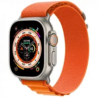  Apple Watch Ultra 49mm Titanium Case с оранжевый рем S Apple купить в Барнауле