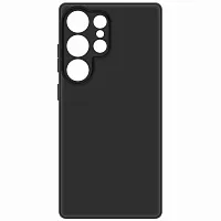 Накладка для Samsung S25 Ultra Silicone Case с микрофиброй черный Krutoff Накладка Samsung купить в Барнауле