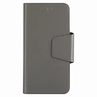 Чехол-книжка универсальный 5,5"-6,5" Case Universal M темно-серый Deppa Универсальные чехлы купить в Барнауле