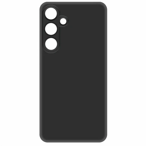 Накладка для Samsung S25+ Soft Case черный матовый Krutoff Накладка Samsung купить в Барнауле