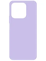 Накладка для Honor X8с Sillicone Case с микрофиброй лавандовый Krutoff Накладка Honor купить в Барнауле