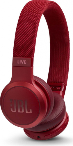 Наушники JBL беспроводные Live 400BT Красная Bluetooth полноразмерные JBL купить в Барнауле