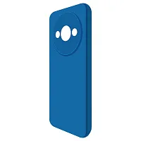 Накладка для Xiaomi Redmi A3/A3x/Poco C61 Sillicone Case с микрофиброй синий Krutoff Накладка Xiaomi купить в Барнауле