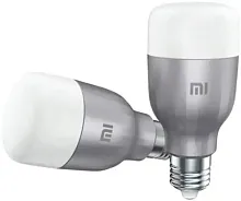 Умная лампочка Xiaomi Mi LED Smart Bulb (белая и цветная) 2-Pack Светильники и  лампы Xiaomi купить в Барнауле