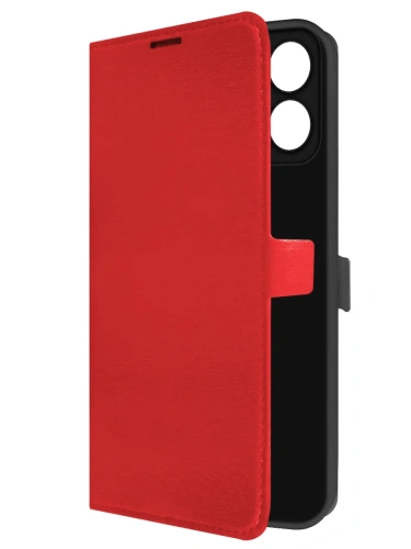 Чехол для Tecno Spark Go 2 Eco Book красный Krutoff Чехлы Tecno купить в Барнауле
