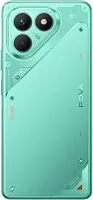 Накладка для Tecno Pova 7 Neo Sillicone Case с микрофиброй зеленый Krutoff Накладка Tecno купить в Барнауле