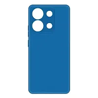 Накладка для Xiaomi Redmi 14C/Poco C75 Sillicone Case с микрофиброй синий Krutoff Накладка Xiaomi купить в Барнауле