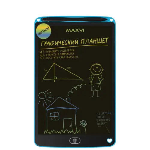 Планшет графический Maxvi MGT-02C Blue Планшеты графические Maxvi купить в Барнауле