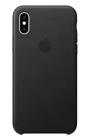 Накладка Apple iPhone XS Leather Case Black (черный) Накладки оригинальные Apple купить в Барнауле