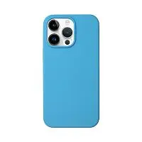 Накладка для Apple iPhone 15 Pro Liquid Silicone Case Pro Magsafe голубая Deppa Накладка Apple iPhone купить в Барнауле