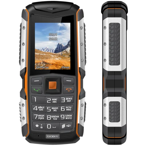 Уценка 1 teXet TM-513R Черно-оранжевый гарантия 3мес Телефоны Уценка купить в Барнауле