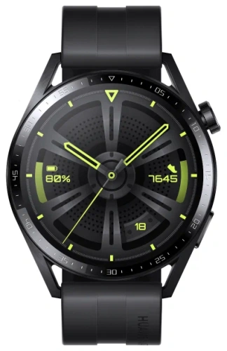Умные часы Huawei Watch GT 3 Active Black 46" ремешок черный фторкаучуковый Huawei купить в Барнауле фото 2