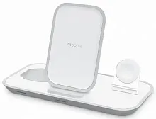 ЗУ беспроводное Mophie 3-in-1 Wireless Stand for MagSafe Charger c подставкой под ЗУ Apple White Беспроводные ЗУ Mophie купить в Барнауле